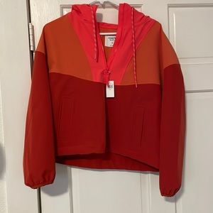 Cropped athletic jacket